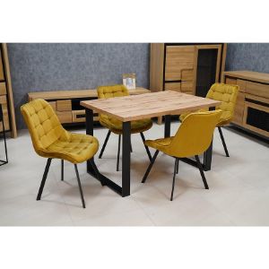 Obrazek Krzesło Simon musztardowe