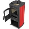Obrazek Piec kominkowy ŻAR czerwony 7,5kW