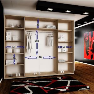 Obrazek Szafa Top 17 250 Biały 