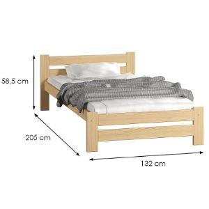 Obrazek Łóżko Agata 120X200 sosna bez stelaża
