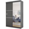 Obrazek Szafa Bill 3l lustro 138 grafit 