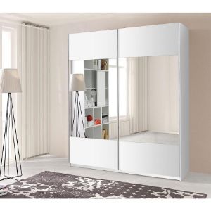 Obrazek Szafa Vario z lustrem biała 175 cm