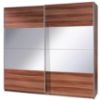 Obrazek Szafa Twister 2 śliwa wallis/lustro 225 cm
