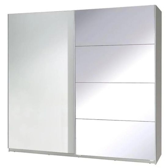 Obrazek Szafa Twister 3 biały/lustro 225 cm