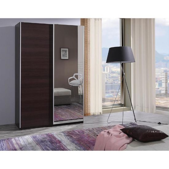 Obrazek Szafa Fifi kasztan venge/lustro 135 cm