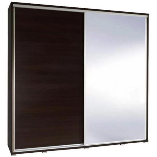 Obrazek Szafa Penelopa kasztan/wenge z lustrem 205 cm