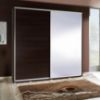 Obrazek Szafa Penelopa kasztan/wenge z lustrem 205 cm