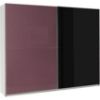 Obrazek Szafa Lux 8 fioletowy połysk/czarny połysk 244 cm