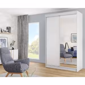 Obrazek Szafa Bill 1l Lustro 138 Biały 