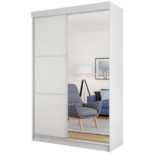 Obrazek Szafa Bill 2l Lustro 138 Biały 