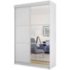 Obrazek Szafa Bill 3l Lustro 138 Biały 