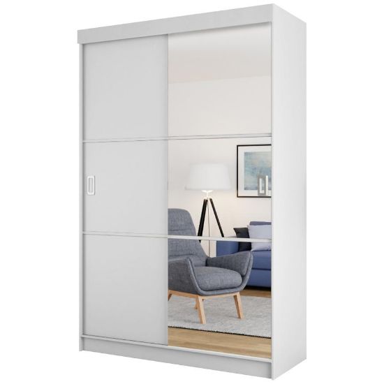 Obrazek Szafa Bill 3l Lustro 138 Biały 