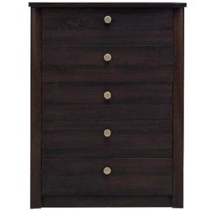Obrazek Komoda Finezja F5 5 szuflad sonoma czekoladowa