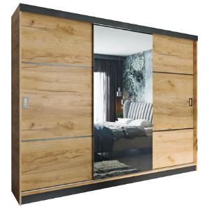 Obrazek Szafa Retro 3 200 Craft Złoty 