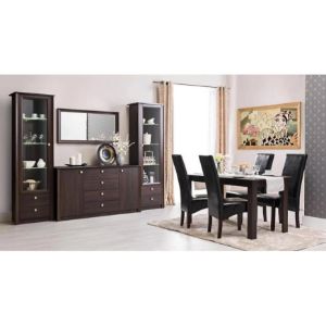 Obrazek Komoda niska Finezja F18 2 szuflady sonoma czekoladowa