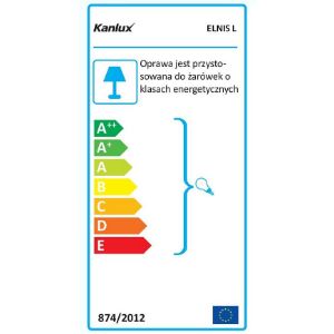 Obrazek Oprawa Elnis L B/G 27810