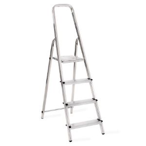 Obrazek Drabina aluminowa jednostronna 4 stopniowa 150 kg