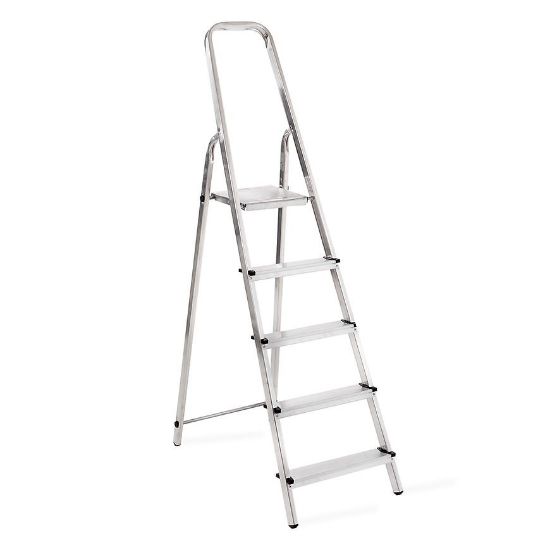 Obrazek Drabina aluminowa jednostronna 5 stopniowa 150 kg