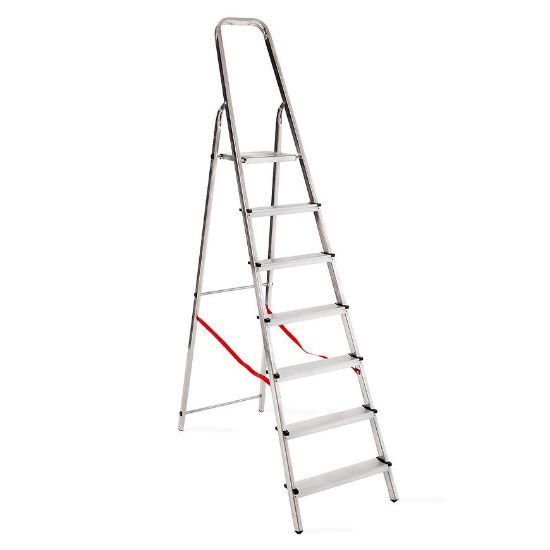 Obrazek Drabina aluminowa jednostronna 7 stopniowa 125 kg 