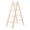 Obrazek Drabina drewniana dwustronna 4 stopniowa 150 kg 