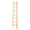 Obrazek Drabina drewniana dwustronna 7 stopniowa 150 kg 
