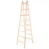 Obrazek Drabina drewniana dwustronna 8 stopniowa 150 kg 