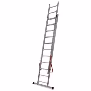 Obrazek Drabina aluminiowa dwuelementowa 11 stopniowa 150kg Master line 