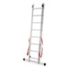Obrazek Drabina aluminiowa dwuelementowa 8 stopniowa 150kg Master line 