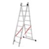 Obrazek Drabina aluminiowa dwuelementowa 8 stopniowa 150kg Master line 