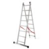 Obrazek Drabina aluminiowa dwuelementowa 8 stopniowa 150kg Master line 