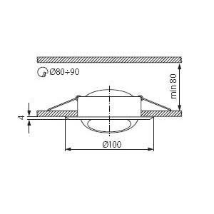 Obrazek Oprawa sufitowa Argus 2117-C/M