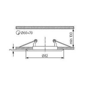 Obrazek Oprawa sufitowa Argus CT-2114-C/M