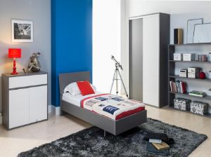 Obrazek Szafa Zonda Z10 popiel/biały 120 cm