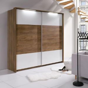 Obrazek Szafa Latika dąb burgundzki/biały 230 cm