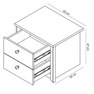 Obrazek Szafka nocna Finezja F12