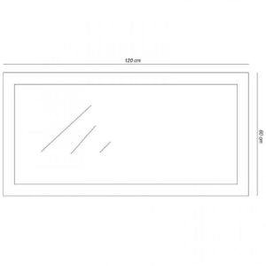 Obrazek Lustro Finezja F14 sonoma czekoladowa