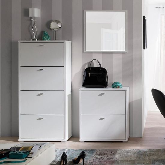 Obrazek Lustro Anter A01 Biały