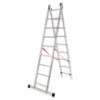 Obrazek Drabina aluminiowa dwuelementowa 9 stopniowa 150kg Master line 