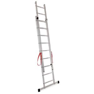 Obrazek Drabina aluminiowa dwuelementowa 9 stopniowa 150kg Master line 