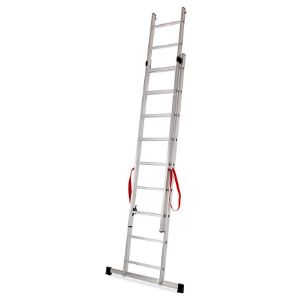 Obrazek Drabina aluminiowa dwuelementowa 9 stopniowa 150kg Master line 
