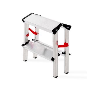 Obrazek Drabina aluminowa dwustronna 2 stopniowa 150 kg 