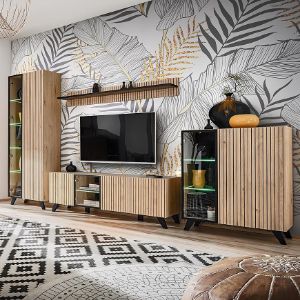 Obrazek Liam Witryna Wysoka Hjz Lm Wsw Hickory Jackson/Czarny