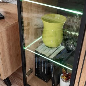 Obrazek Liam Witryna Niska Hjz Lm Wsn Hickory Jackson/Czarny