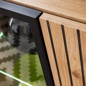 Obrazek Liam Witryna Niska Hjz Lm Wsn Hickory Jackson/Czarny