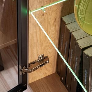 Obrazek Liam Witryna Niska Hjz Lm Wsn Hickory Jackson/Czarny