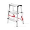Obrazek Drabina aluminowa dwustronna 3 stopniowa 125 kg 