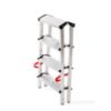 Obrazek Drabina aluminowa dwustronna 4 stopniowa 125 kg 