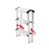 Obrazek Drabina aluminowa dwustronna 3 stopniowa 150 kg 