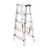 Obrazek Drabina aluminowa dwustronna 5 stopniowa 150 kg 