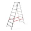 Obrazek Drabina aluminowa dwustronna 8 stopniowa 150 kg 